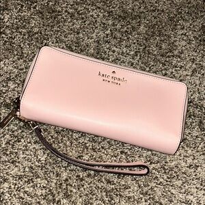 Kate Spade Blush Pink Wristlet Clutch